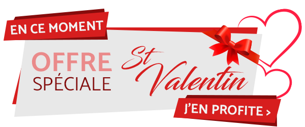 Offre spéciale Saint Valentin